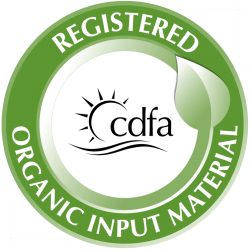 CDFA Registered Organic Input Material